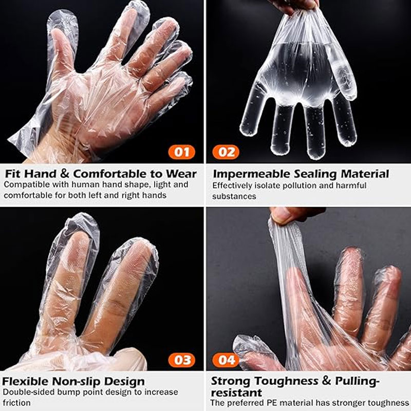 Clear Disposable Gloves Transp - Latex Disposable Glove ulasan dan harga