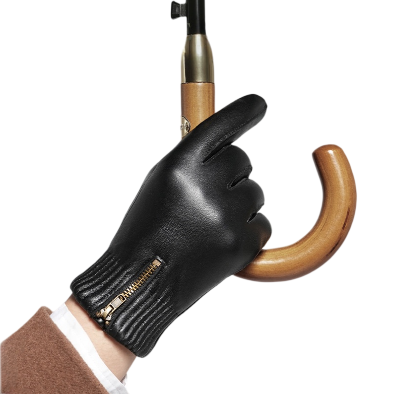Winter Thicken Warm Retro Glov - Leather Driving Glove ulasan dan harga