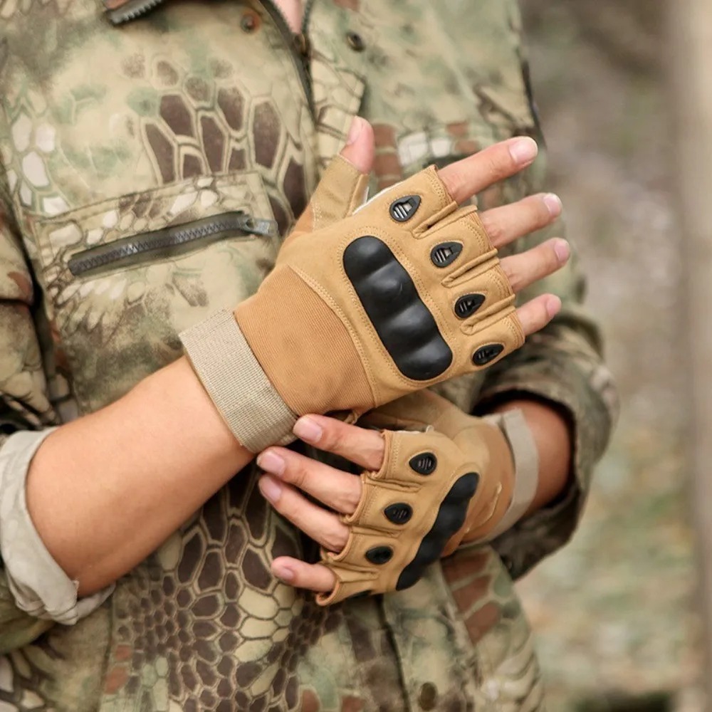 Outdoor Tactical Full‑Finger G - Motorcycle Glove Knuckle ulasan dan harga