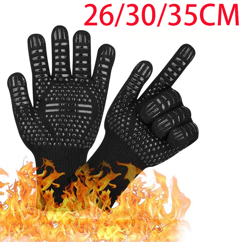 BBQ Gloves Flame Retardant Non - Heat Resistant Glove ulasan dan harga