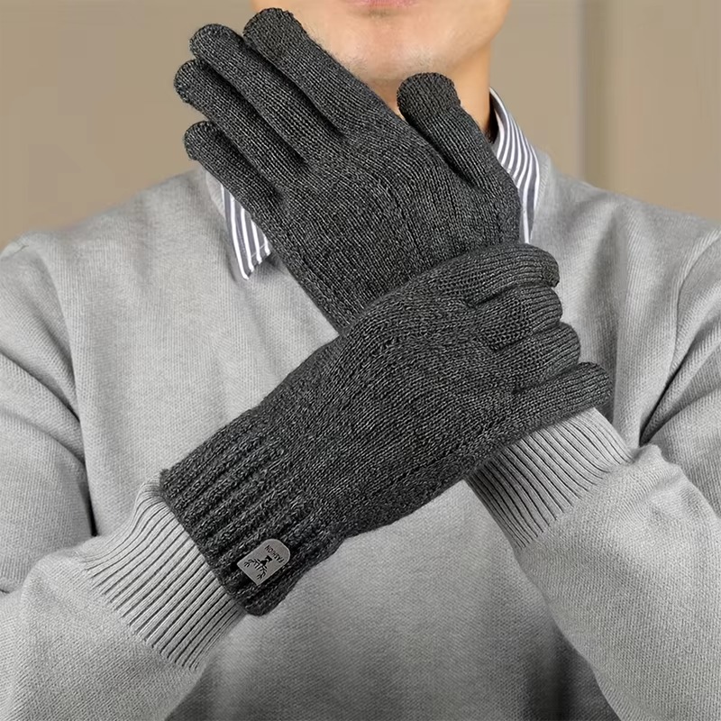 2026 Men's Thermal Wool Knitte - Wool Glove Lined ulasan dan harga
